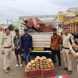 स्टेपनी टायरों से निकला 15 किलो गांजा, दुर्ग पुलिस ने घेराबंदी कर पिकअप सवार 3 तस्करों को किया गिरफ्तार 1 WhatsApp Image 2026 06 20 at 18.01.42