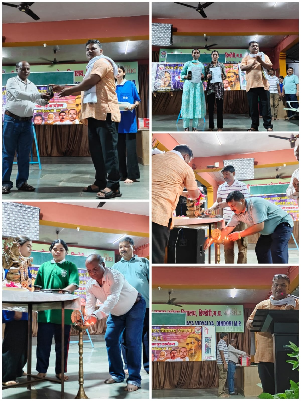 पीएमश्री जवाहर नवोदय विद्यालय धमनगांव डिण्डौरी में हिंदी दिवस समारोह का भव्य आयोजन