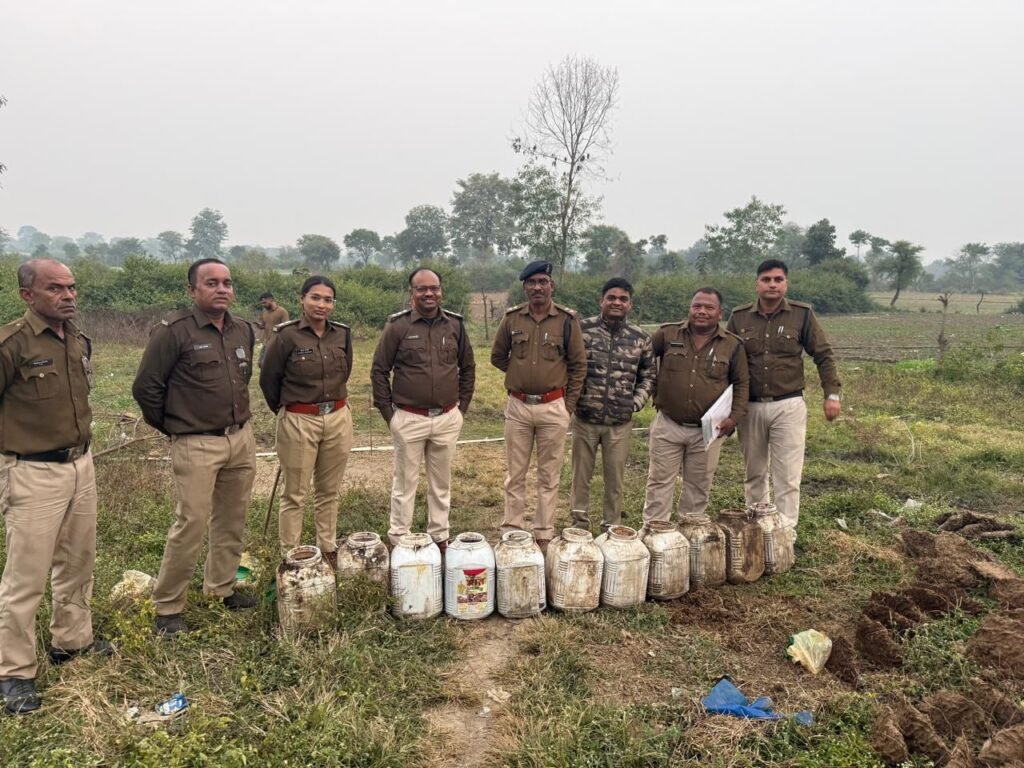 कटनी कलेक्टर के निर्देश पर आबकारी विभाग की कार्यवाही