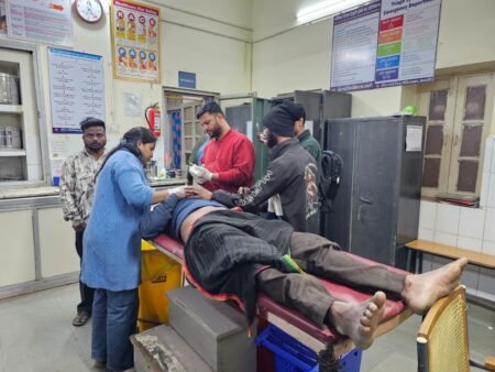 शहर के खानपुरा क्षेत्र में रविवार करीब चार बजे एक दर्दनाक सड़क हादसा हो गया 53e8f949 8ccb 4710 9177 dafd5e879396 1