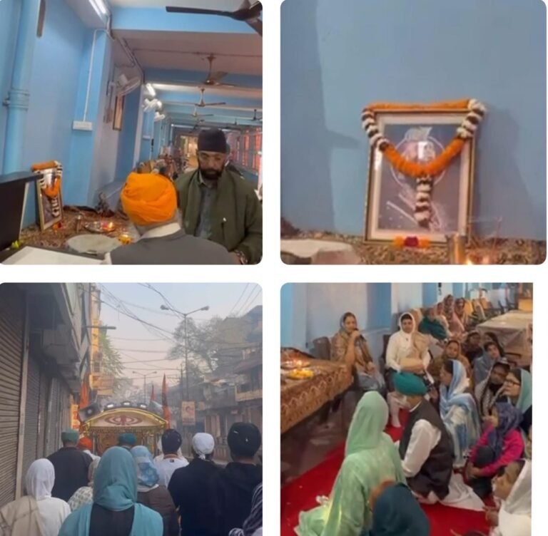 कुबेर राठी के निवास पर प्रभात फेरी का भव्य स्वागत