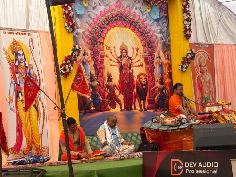 बुदबुदा में श्रीमद् देवी भागवत कथा का आयोजन