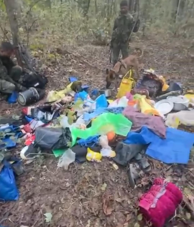 शोभा के जंगलों में पुलिस-नक्सली मुठभेड़, सुरक्षाबलों को भारी पड़ता देख सामान छोड़ भागे नक्सली