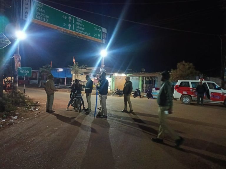 नव वर्ष के पूर्व नशे के विरुद्ध बहोरीबंद पुलिस का विशेष अभियान