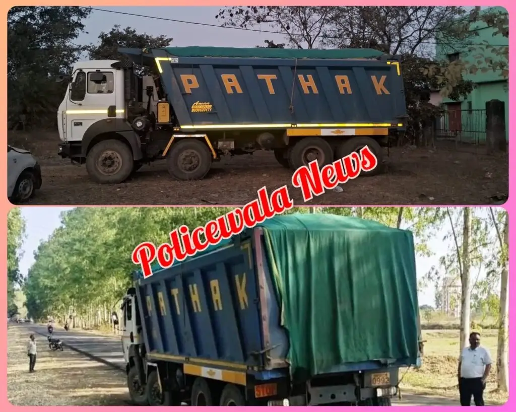 “अवैध खनिज परिवहन पर कार्रवाई: ओवरलोड रेत से भरा हाइवा जप्त, कार्रवाई की गूंज या औपचारिकता का शोर? f5a541c8 106b 4628 ace4 c46f58a8d596
