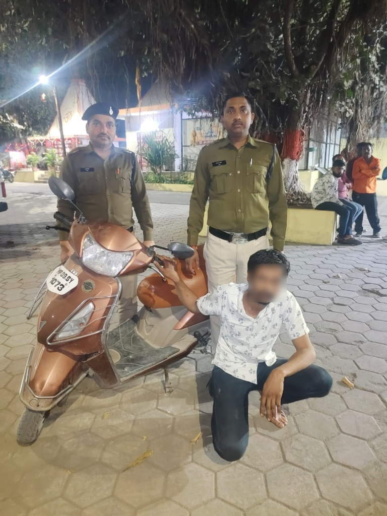 24 घंटे के भीतर पुलिस थाना एरोड्रम पुलिस ने शातिर चोर दबोचा