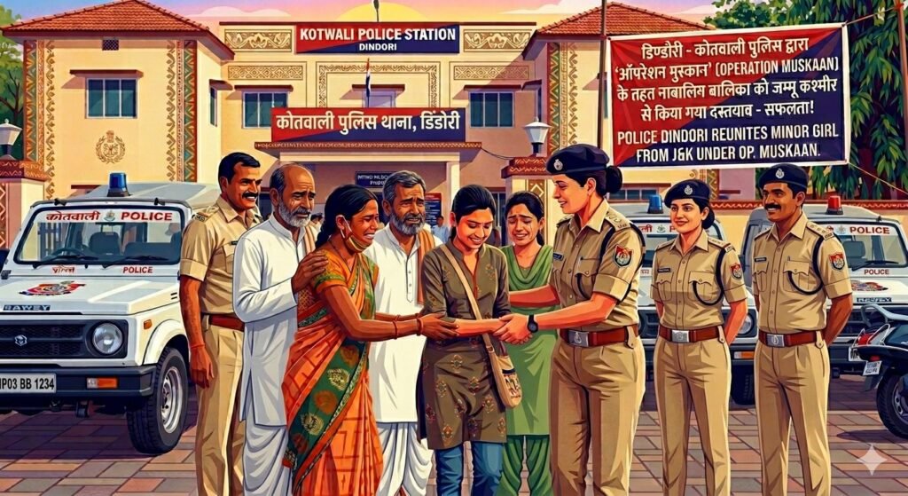 जम्मू-कश्मीर से बरामद हुई डिंडौरी की लापता बेटी, डिंडौरी पुलिस की बड़ी कामयाबी WhatsApp Image 2026 04 15 at 7.14.03 PM 1