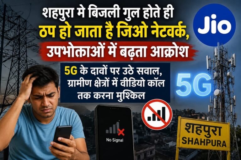 शहपुरा मे बिजली गुल होते ही ठप हो जाता है जिओ नेटवर्क, उपभोक्ताओं में बढ़ता आक्रोश ce8d25c7 580b 41fc bfb6 eb3d1017e551