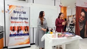 रोटरी क्लब ऑफ रायपुर एलिगेंस और VLCC के साझा प्रयास से निखरा महिलाओं का व्यक्तित्व, दो दिवसीय ‘बी योर ओन स्टाइल’ कार्यशाला संपन्न WhatsApp Image 2026 06 24 at 18.43.20