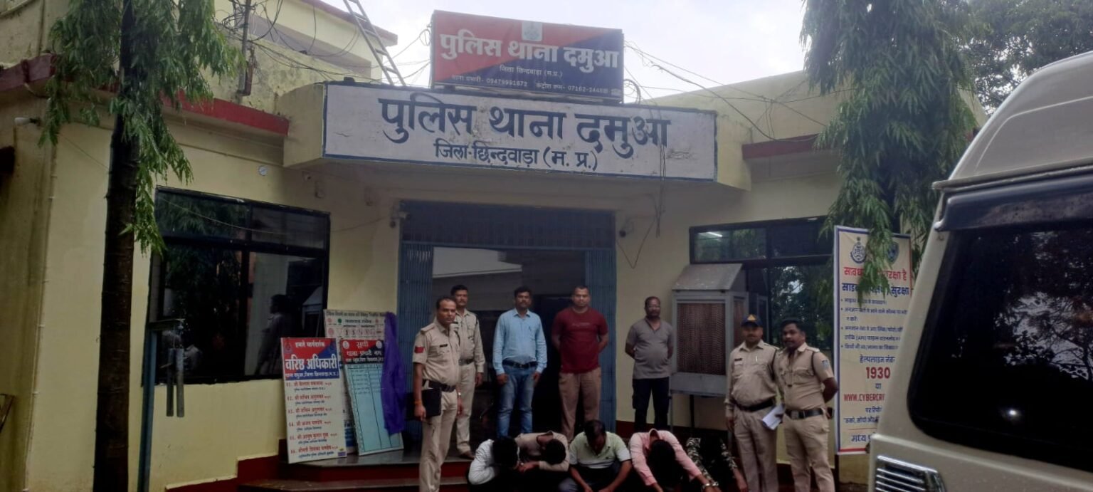 दमुआ पुलिस ने किया चोरियो का पर्दाफाश पांच आरोपियों को लिया हिरासत में WhatsApp Image 2026 07 09 at 18.04.51