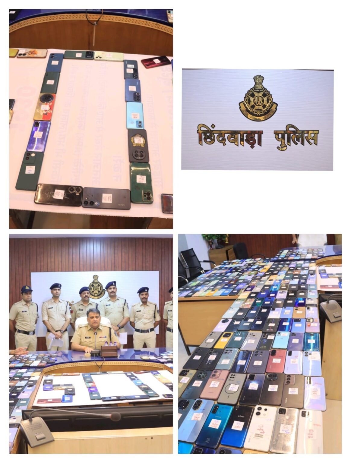 छिंदवाड़ा पुलिस का रक्षाबंधन पर उपहार, 1करोड़ कीमत के 501 गुम मोबाइल उनके वास्तविक मालिकों को लौटाए गए WhatsApp Image 2026 08 12 at 13.50.15