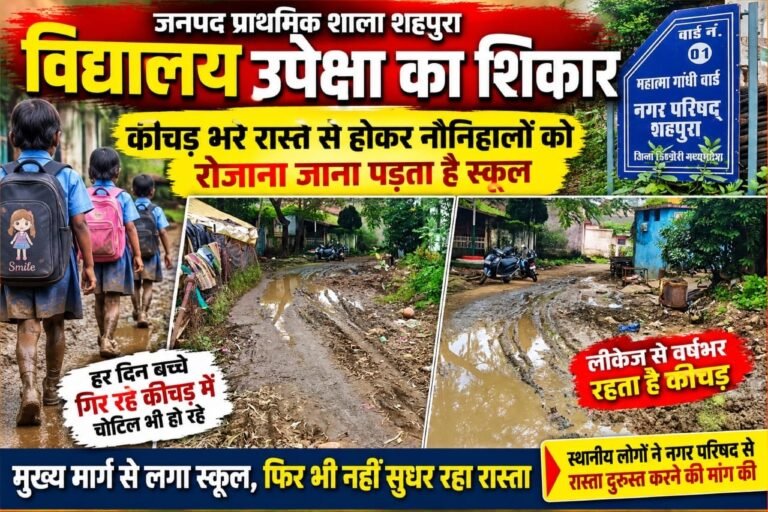 कीचड़ की राह से स्कूल पहुंच रहे नौनिहाल, जिम्मेदारों को नहीं दिख रही जनपद प्राथमिक शाला की बदहाली ea72f625 a460 4948 b608 49a73c60c505