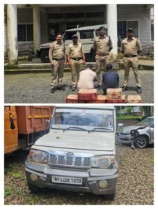 छिंदवाड़ा तामिया :अवैध अंग्रेजी शराब परिवहन करते 02 आरोपी गिरफ्तार, 51.840 लीटर शराब व बोलेरो वाहन जप्त – कुल कीमत 8 लाख 50 हजार रूपये ebadfd9b 9de9 4f89 b9ac a270f3666223