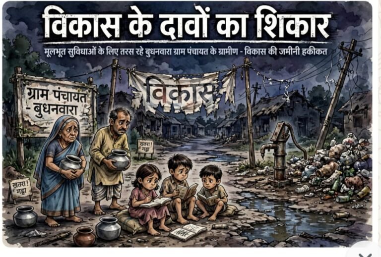 विकास के दावों के बीच उपेक्षा का शिकार: मूलभूत सुविधाओं के लिए तरस रहे बुधनवारा के ग्रामीण, विकास की जमीनी हकीकत WhatsApp Image 2026 10 05 at 10.40.11